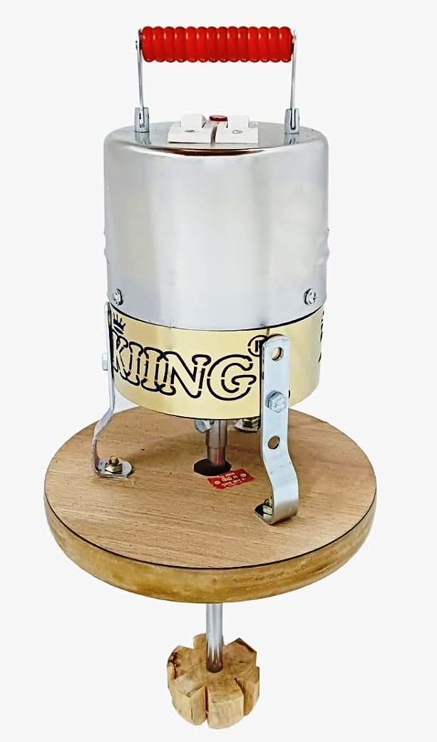 madhani machine with 1 inch wooden thali Butter Maker Churn-image-43