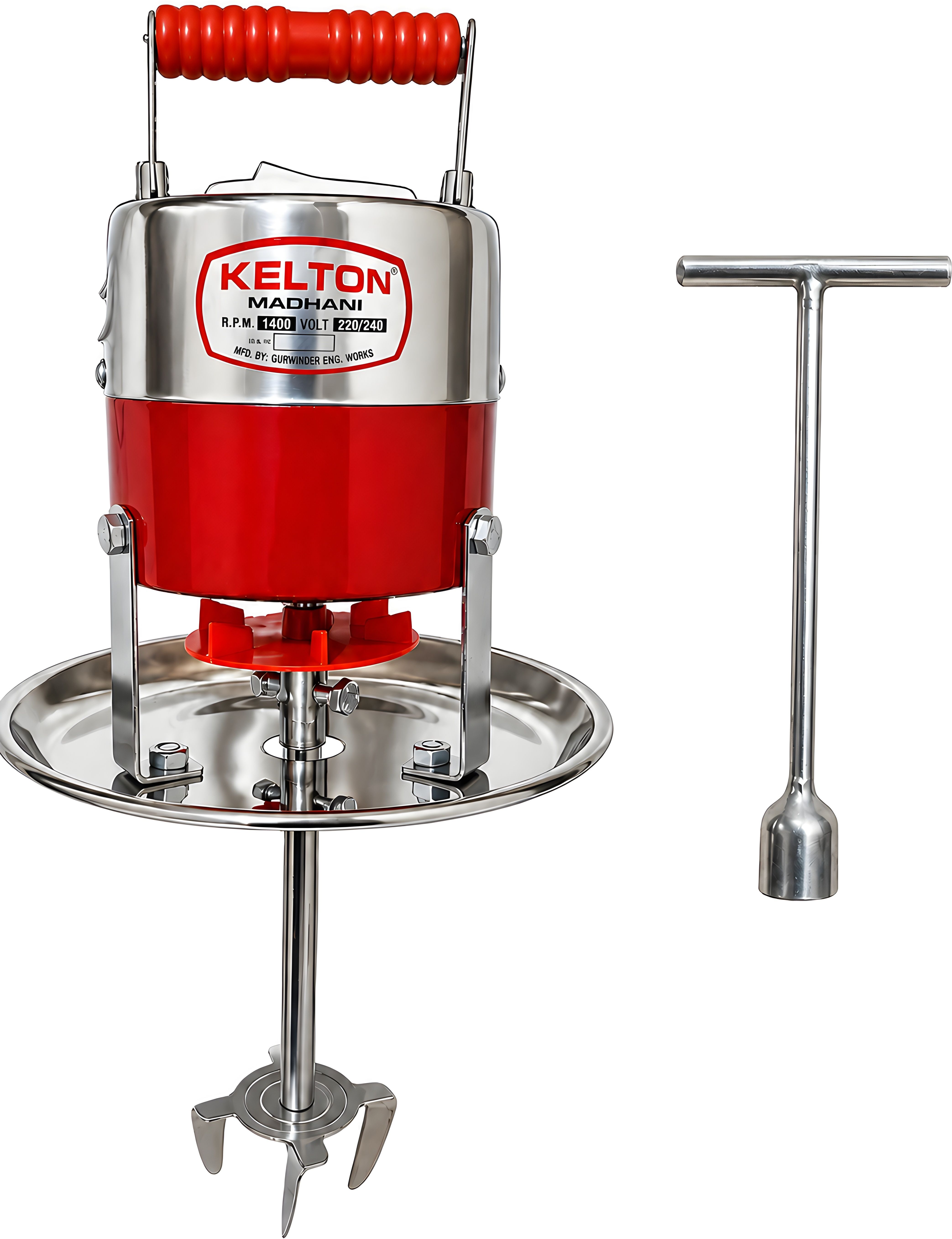 kelton Small Electric Lota Madhani Machine Curd, Butter Percolator 60W 7L Capacity Butter Maker Churn-picture-36