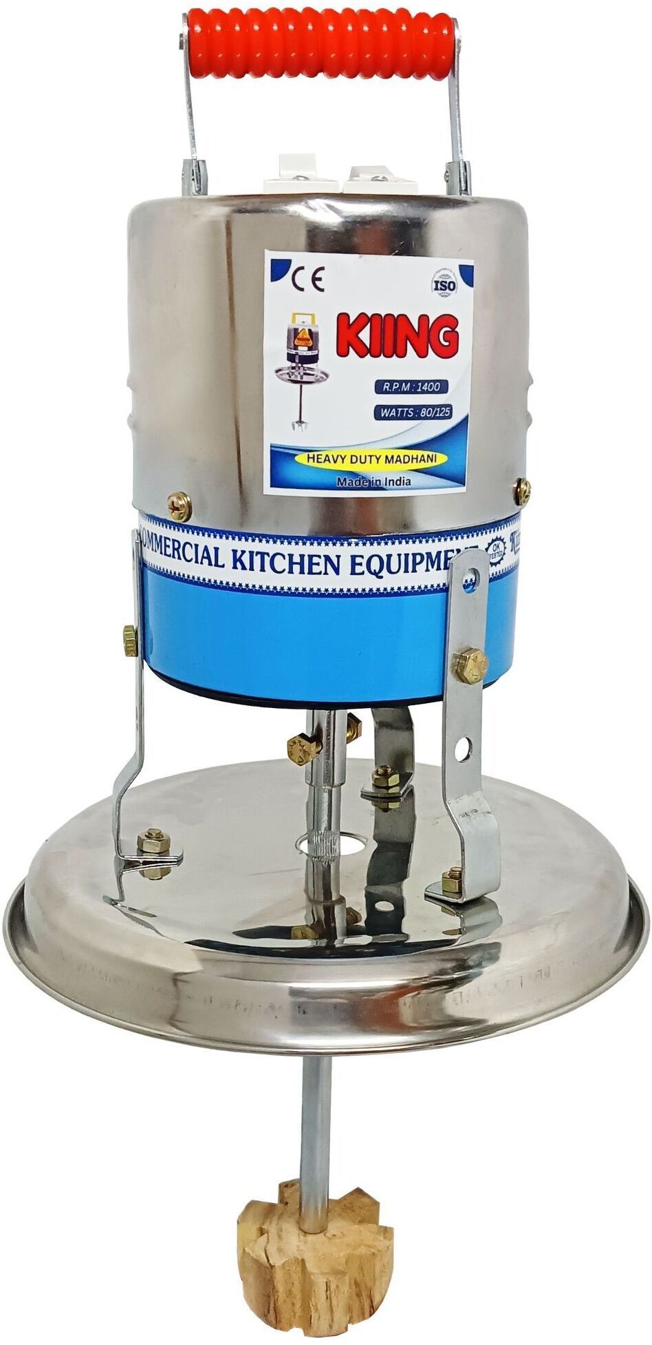 Madhani Machine with wooden phool 125 watt 1400 RPM Butter Maker Churn-image-48