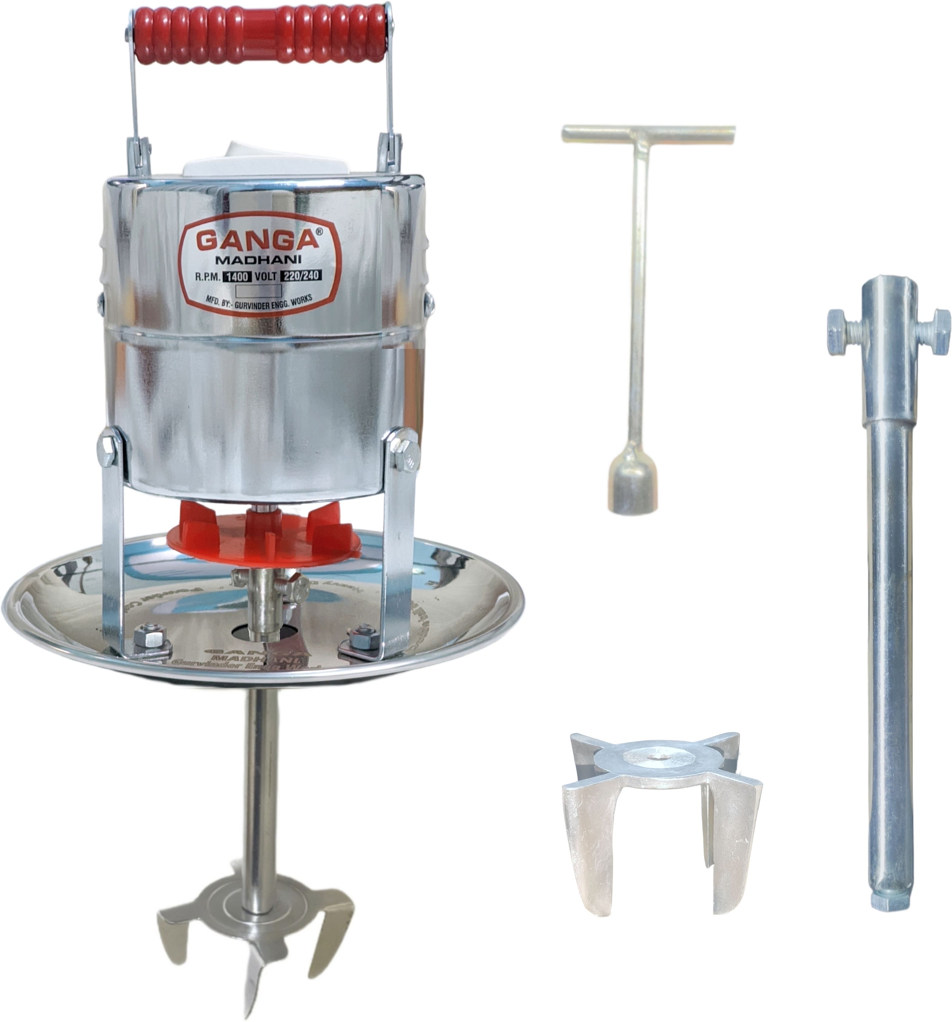 g a n g a Small Electric Madhani Machine Curd Percolator 60W 5L(2025 Model) Butter Maker Churn-picture-16