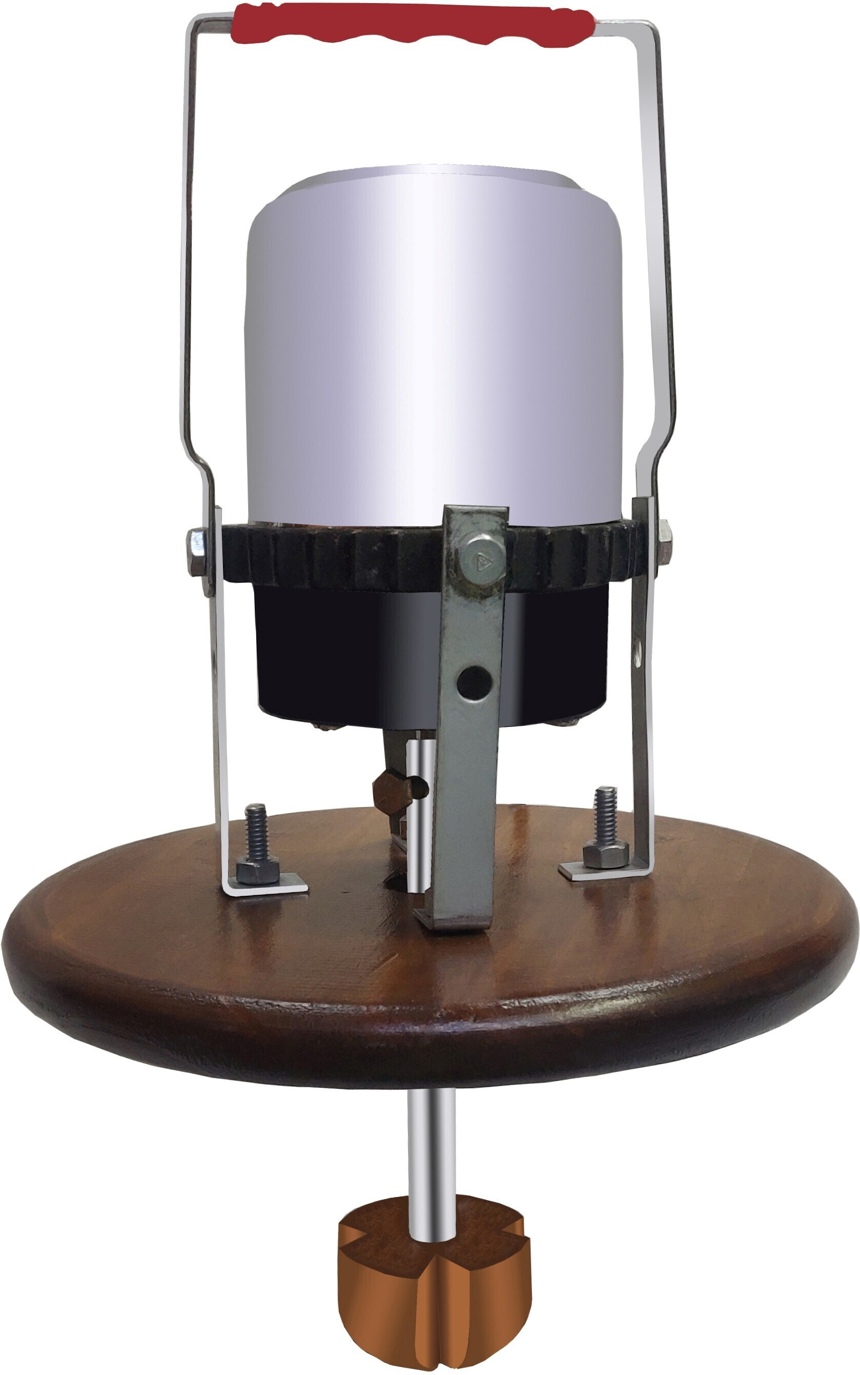 kiing madhani machine with wodden thali & phool capacity of 10 kg curd percolator , lassi machine , butter maker churn Butter Maker Churn image 1