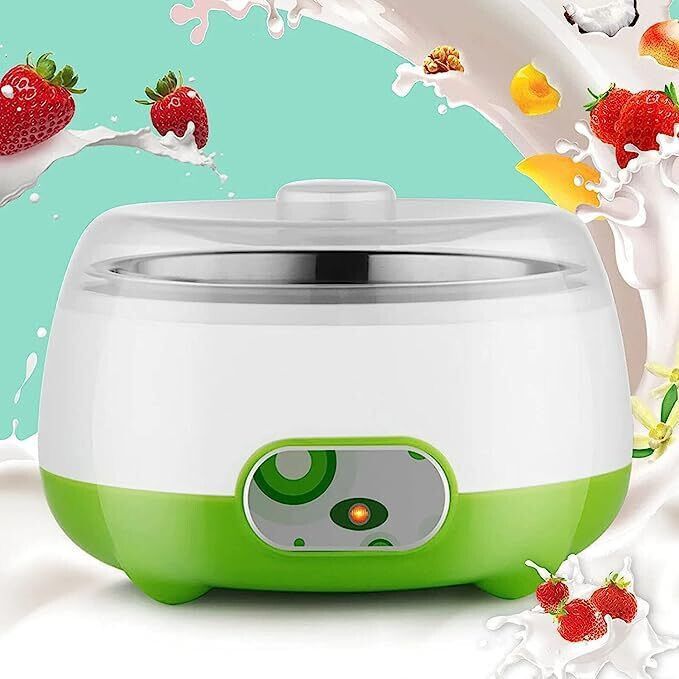 evetis Yogurt Maker Machine, Stainless Steel Inner Container Electric Yogurt Maker 1 L Butter Maker Churn-picture-34