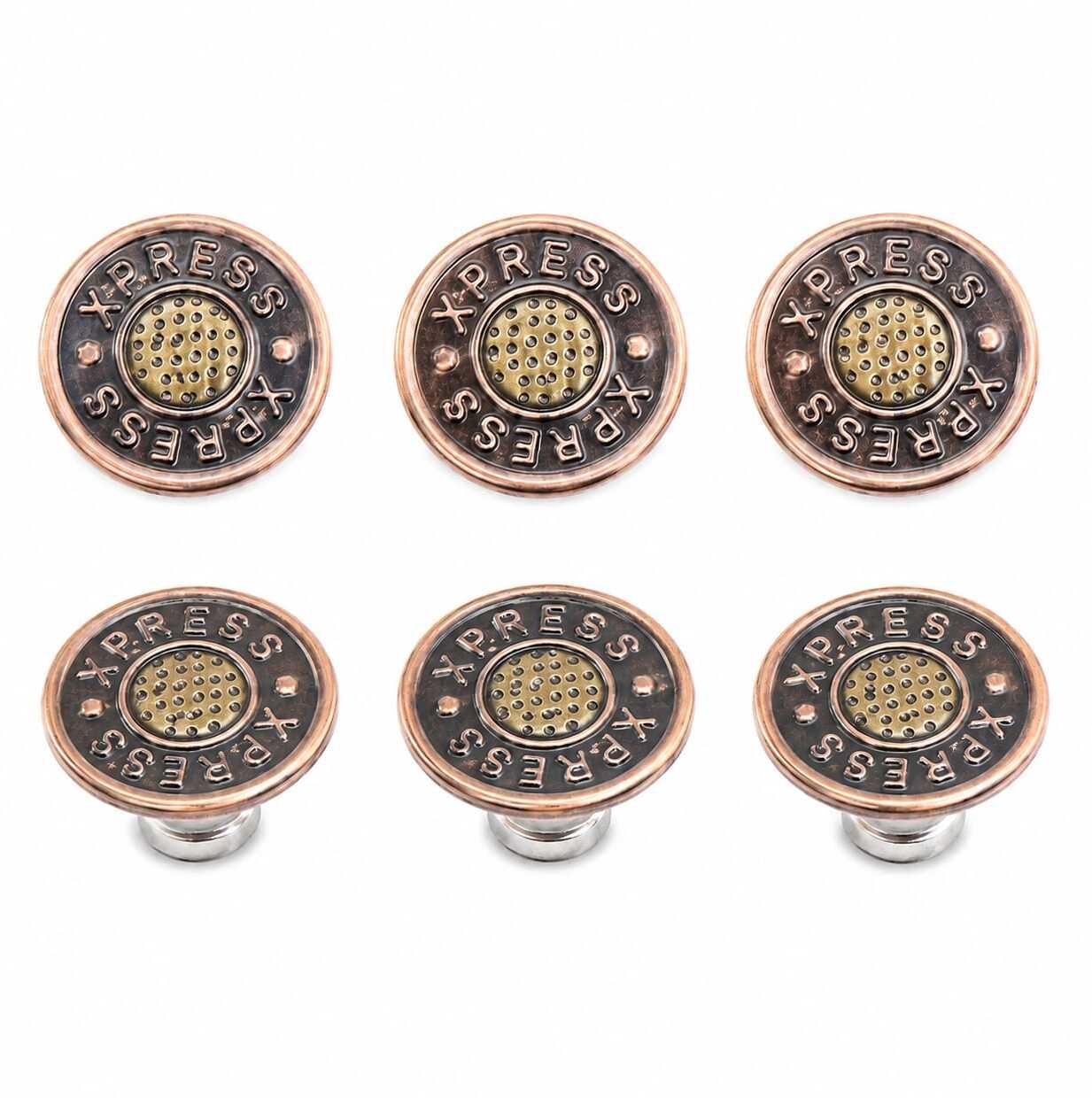 Button Pins Set for Jackets, Jeans, Dungarees, Skirts, Tailoring Clothing Repair Metal Buttons-image-1