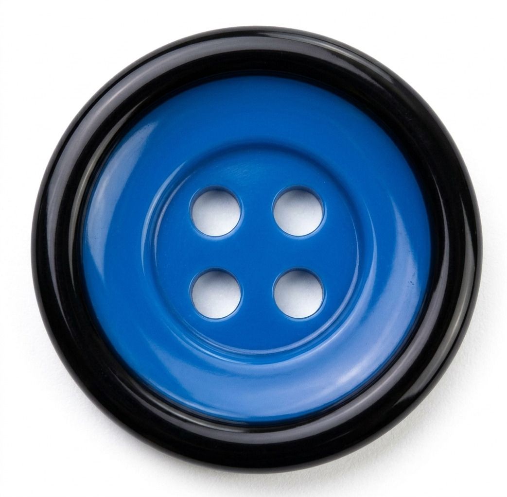 humjoli mens wear Plastic Buttons for Coat & Suits (Skyblue) 7pc Big (25mm) + 9pc (Small 15mm) Plastic Buttons-picture-44