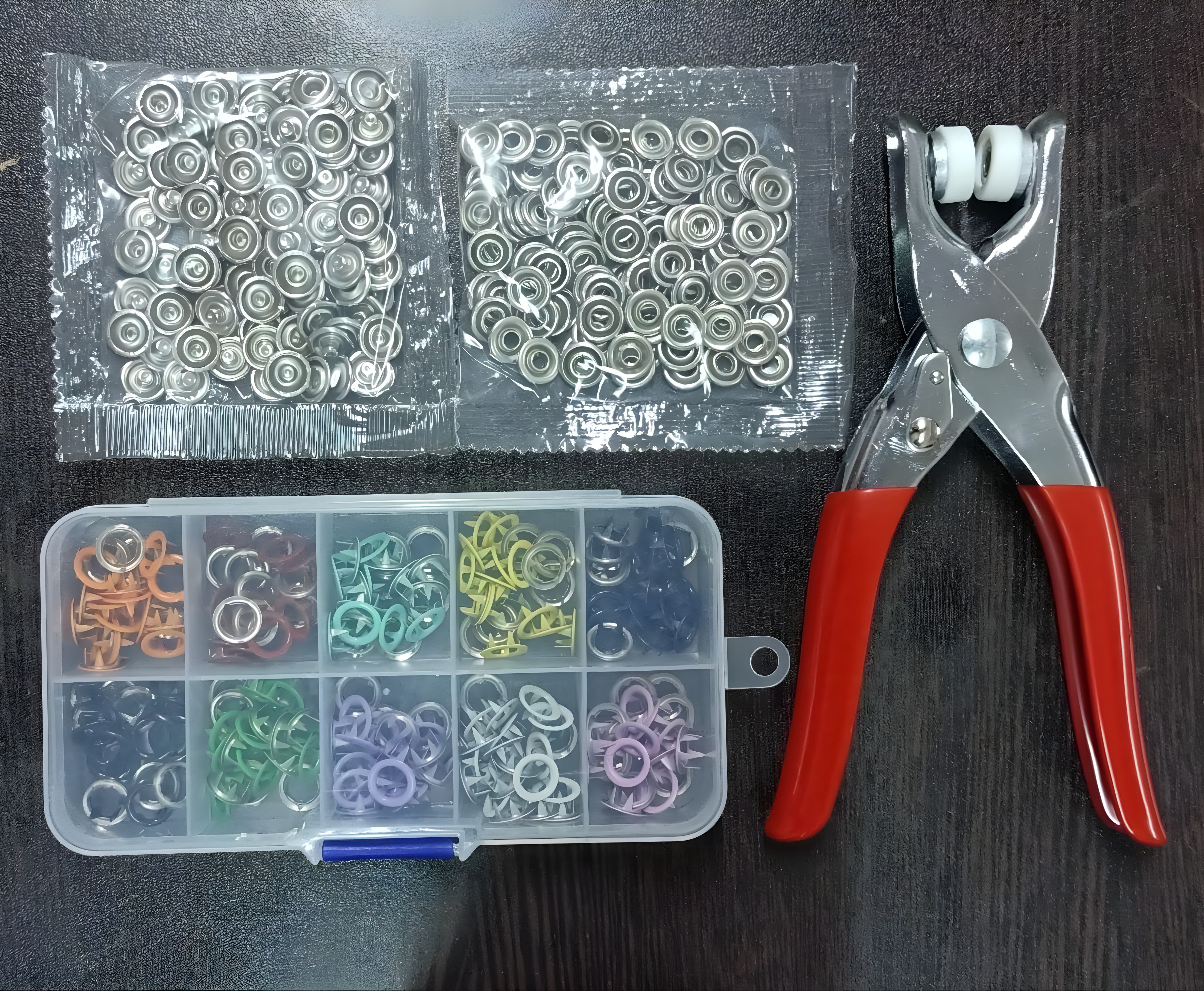 200pc Thickened Snap Fasteners Kit, Snap Fastener Plier, Snap Button Fastener Metal Buttons-image-40