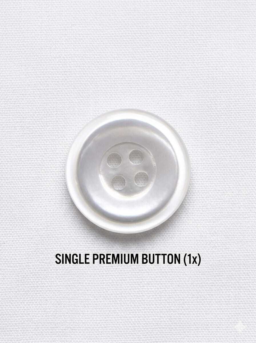 darbar in Plastic Buttons for Coat & Suits (White-Safed) 7pc Big (25mm) + 9pc (Small 15mm) Plastic Buttons-picture-39
