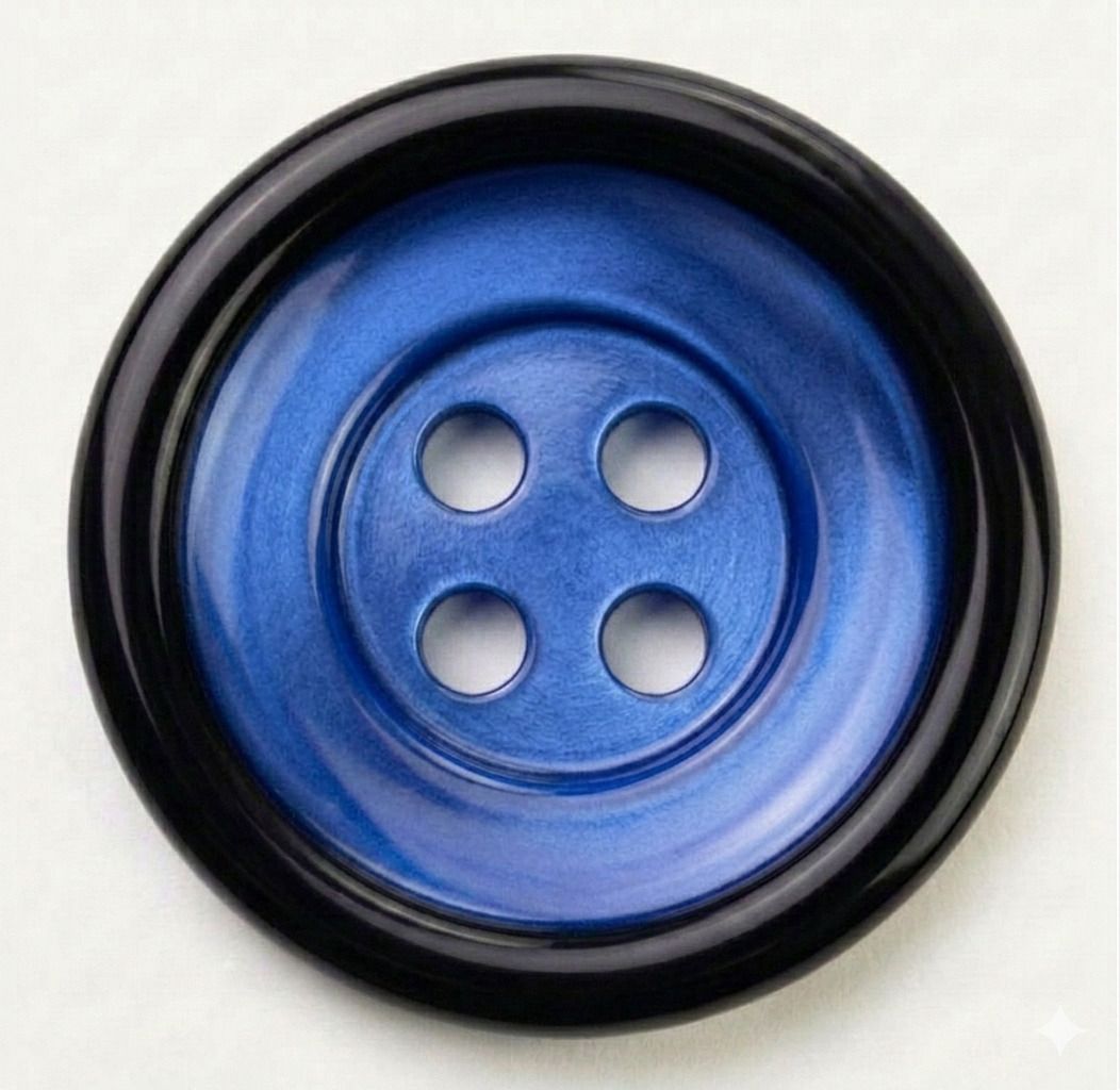 darbar in Plastic Buttons for Coat & Suits (navyblue) 7pc Big (25mm) + 9pc (Small 15mm) Plastic Buttons-picture-41