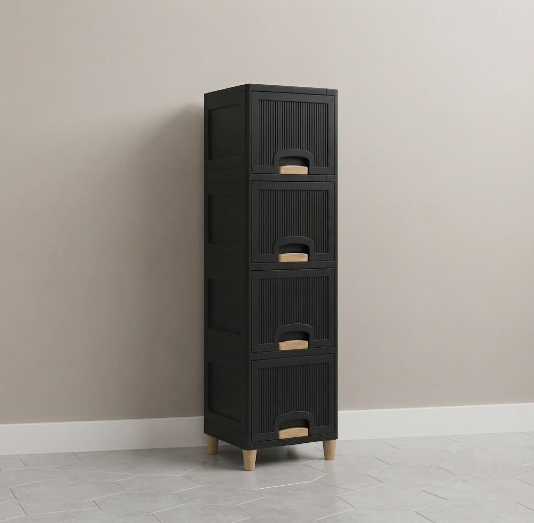 maxtid multilayer Organized Plastic Storage Cabinet Drawer for Home Interiors PP Collapsible Wardrobe-picture-40