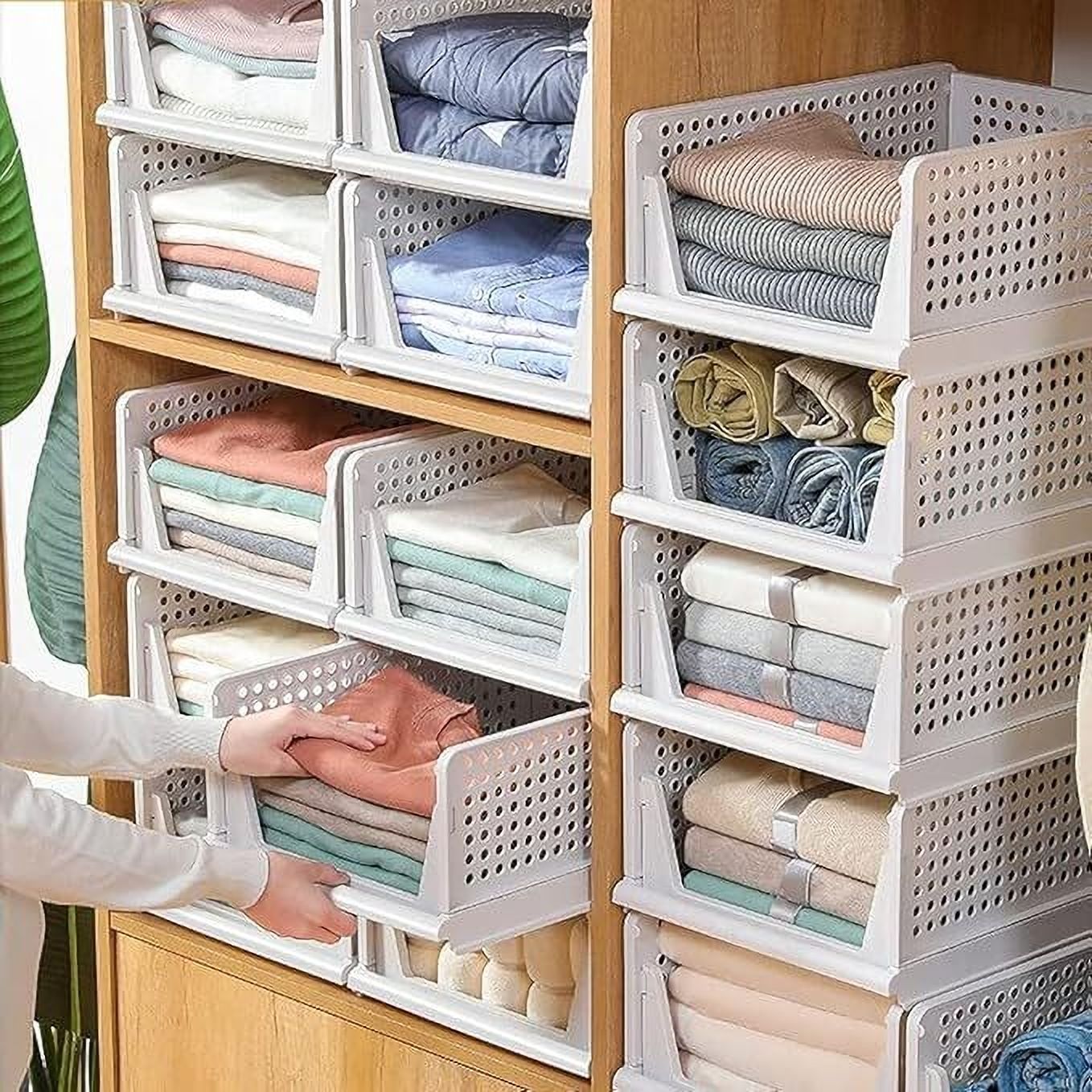 Clothes Organizer Drawer | Storage Wardrobe | Closet Organizer PP Collapsible Wardrobe-image-18