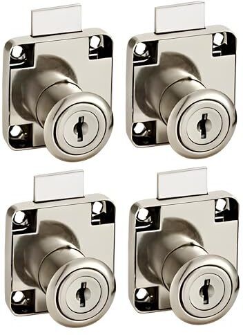 Steel Kiwi Multipurpose Lock 40X40 Cylinder 20mm Silver Rev-A-Lock Cabinet Security System