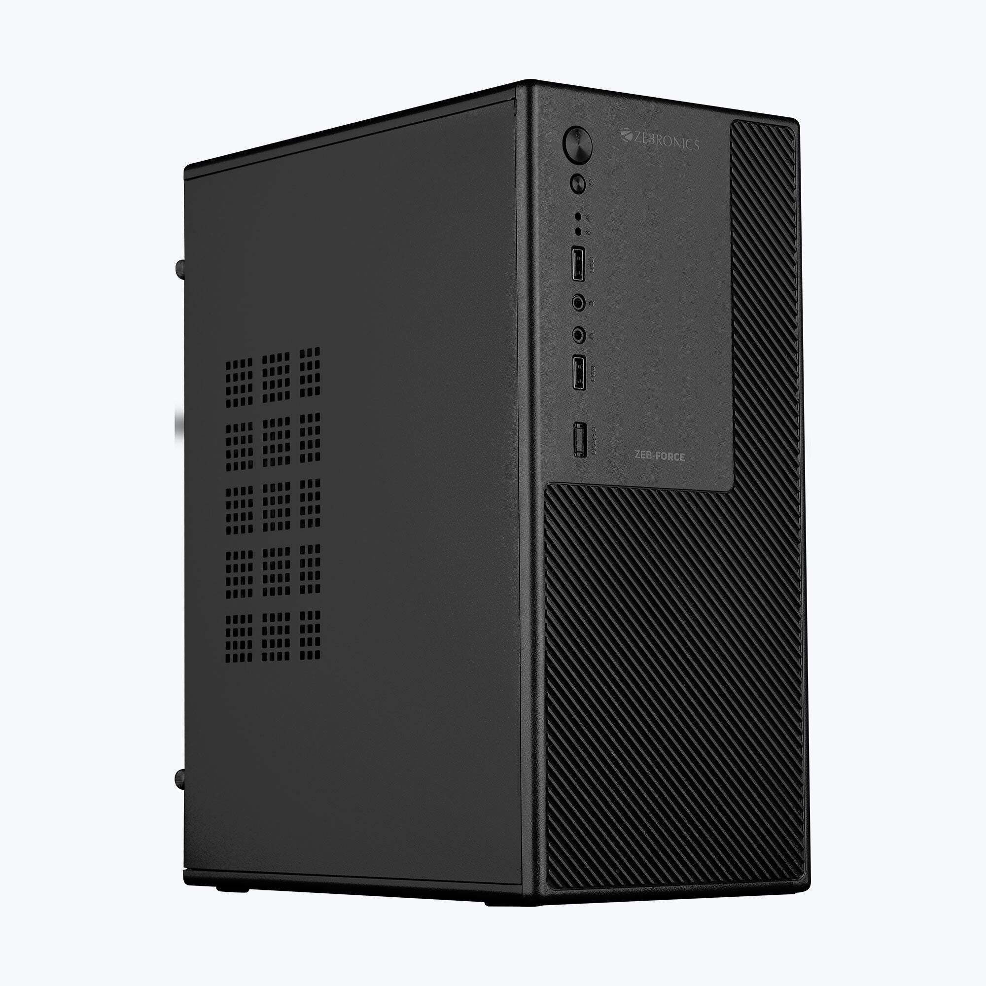 ZEBRONICS Force Mini Tower Cabinet with USB 2.0 and USB 3.0 Ports Compatible with Computer-image-22