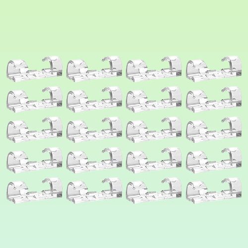 Fenndrix Storng cable protector White Capclip 147 Cable Protector-picture-10