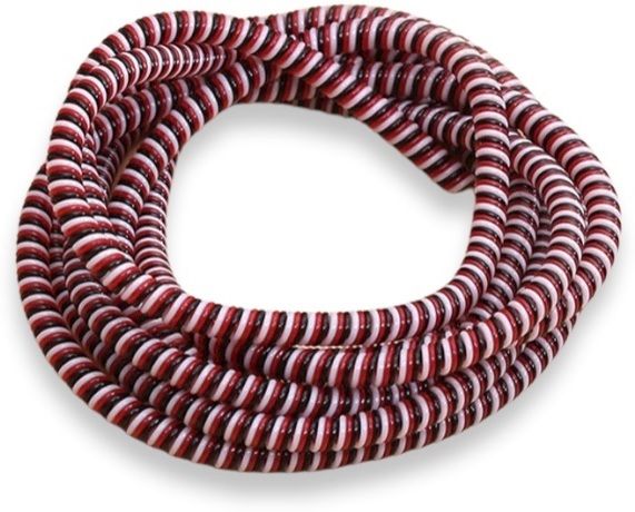 Augen Spiral Cable Protector 1.5 Meters Cable Cord (RedBlack) Cable Protector-image-6