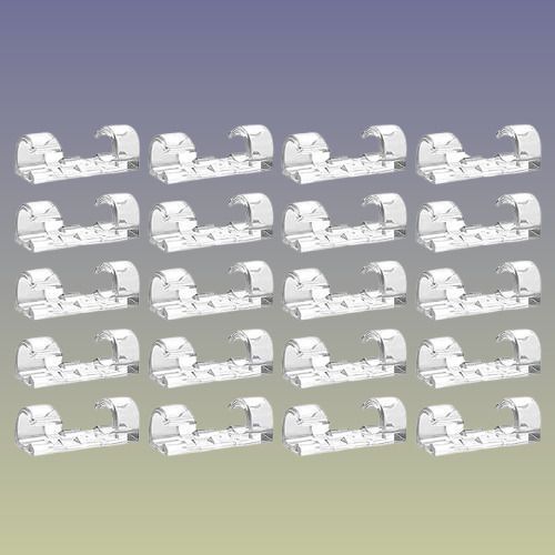 Fytrion Storng cable protector White Capclip 46 Cable Protector-picture-10