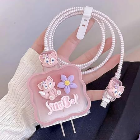 LN KART Silicone Charger Case Cover Suitable for iPhone for 18-20W USB-C Power Adapter Cable Protector-image-7