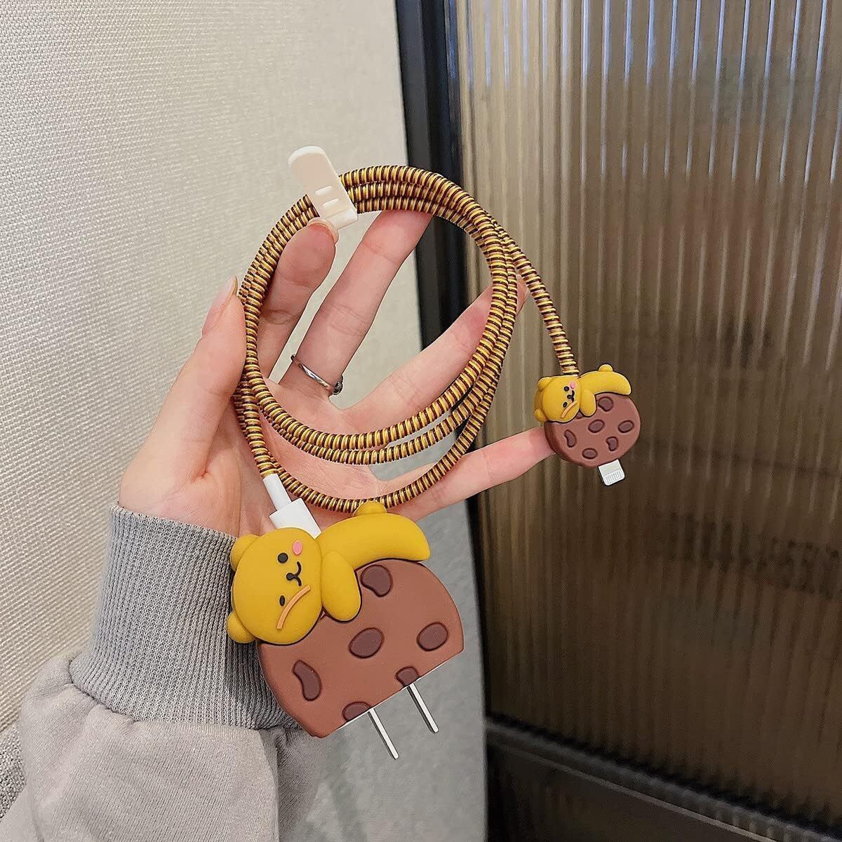 AUDICE Silicone Press Stud Headphone Pouch For Samsung Charger Cover 25W-picture-10