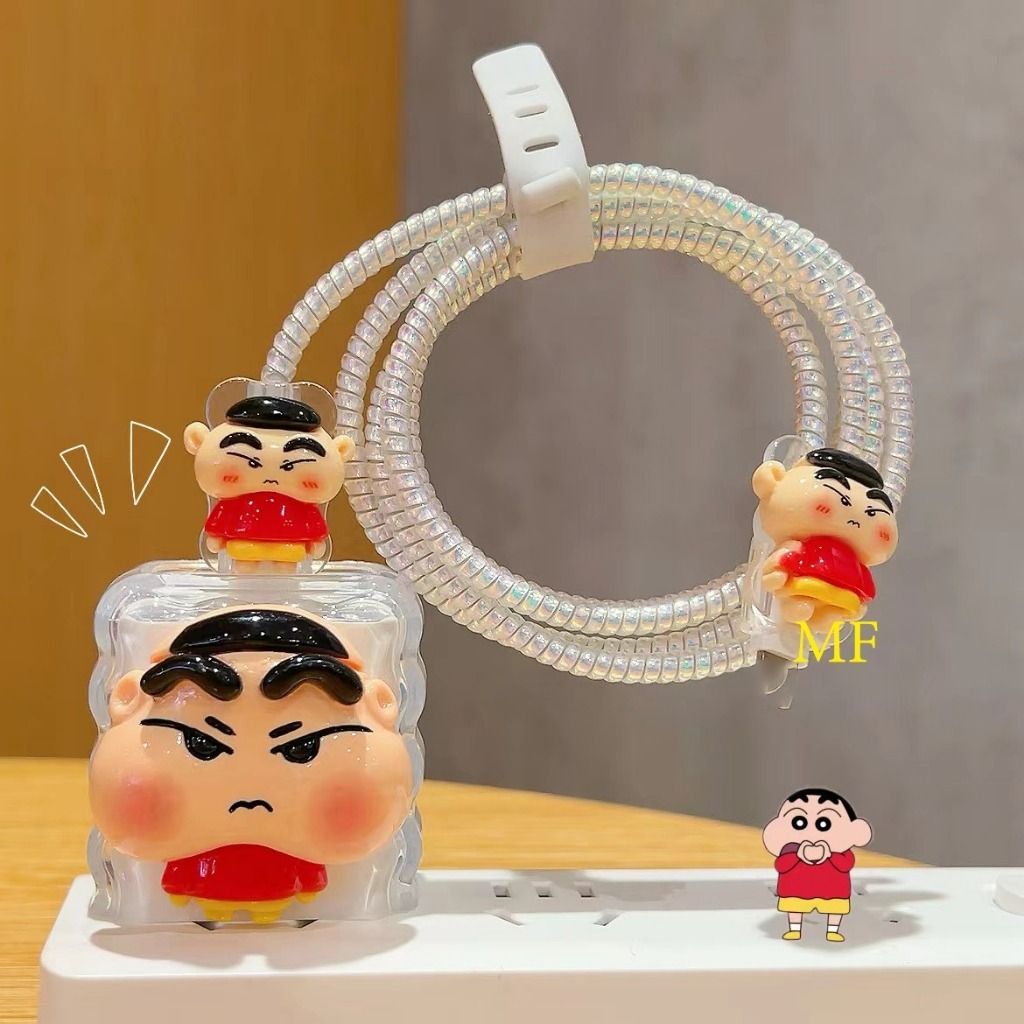 VAPRIF Charger Cover For iPhone 18W/20W Type C Adapter Charger Case Cute Cartoon Boy Cable Protector-picture-48