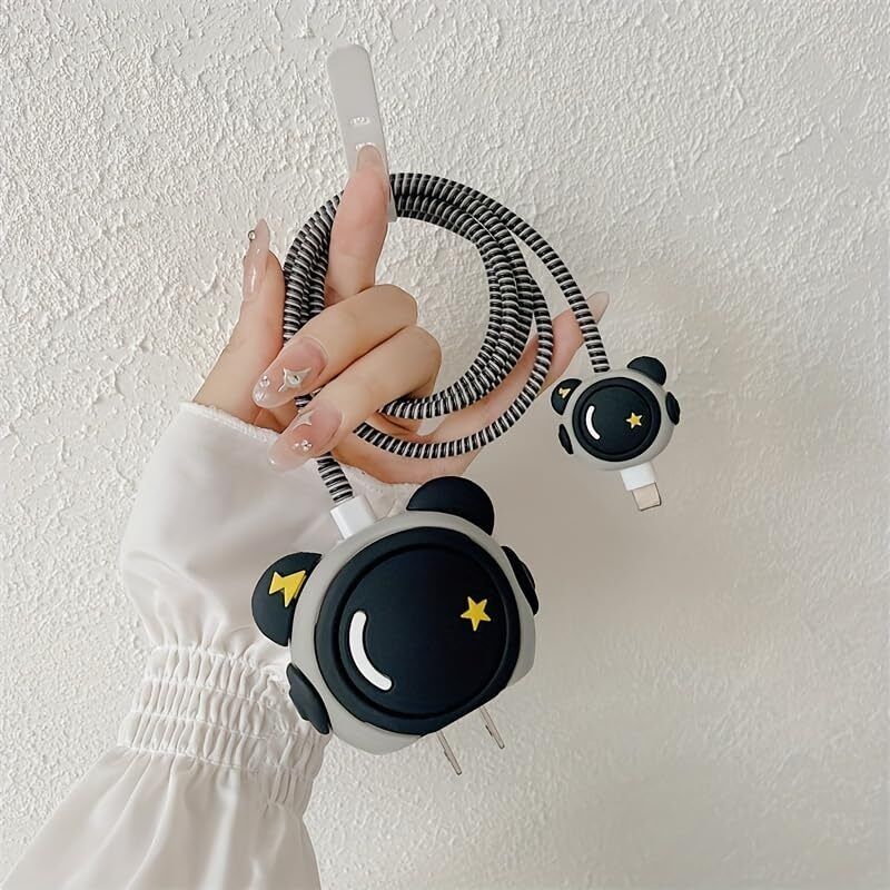 RidivishN ASTRONAUT IPHON 3D CHARGER COVER Cable Protector-picture-24