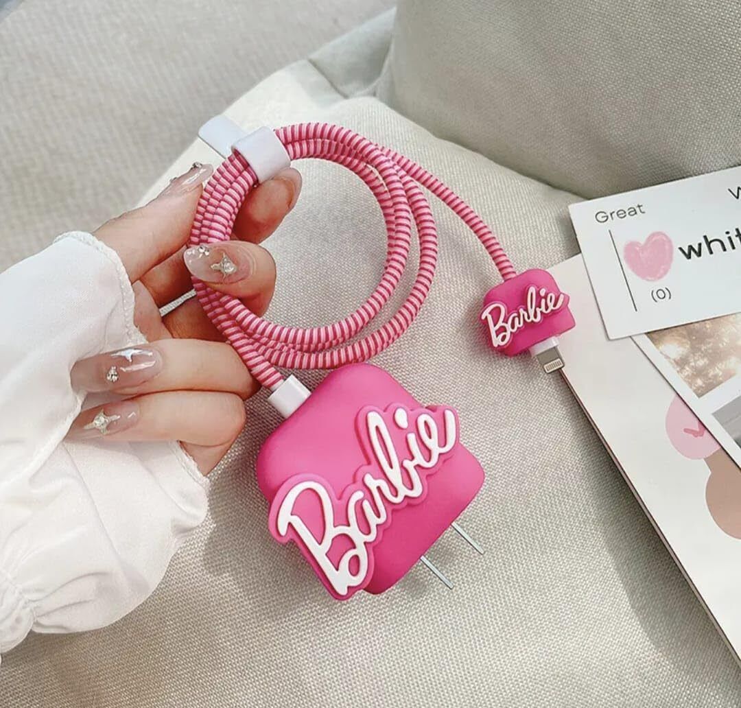 TooHype Barbie Protector for iPhone Charger Cover for 18-20W Full Protection Cable Cable Protector-image-41