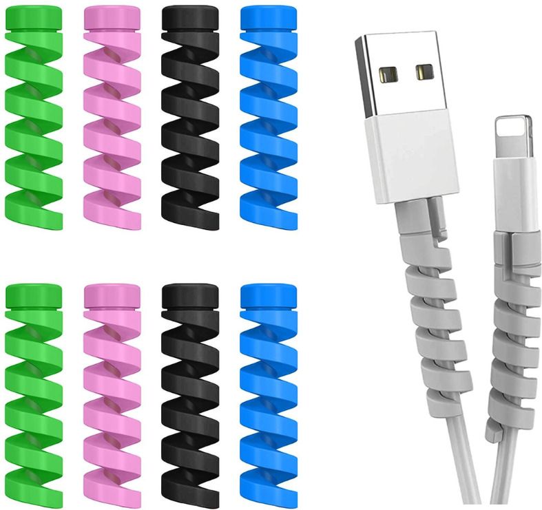 Mobinix Universal Spiral Wire Protector for Mobile Charging Cable Protector-image-23