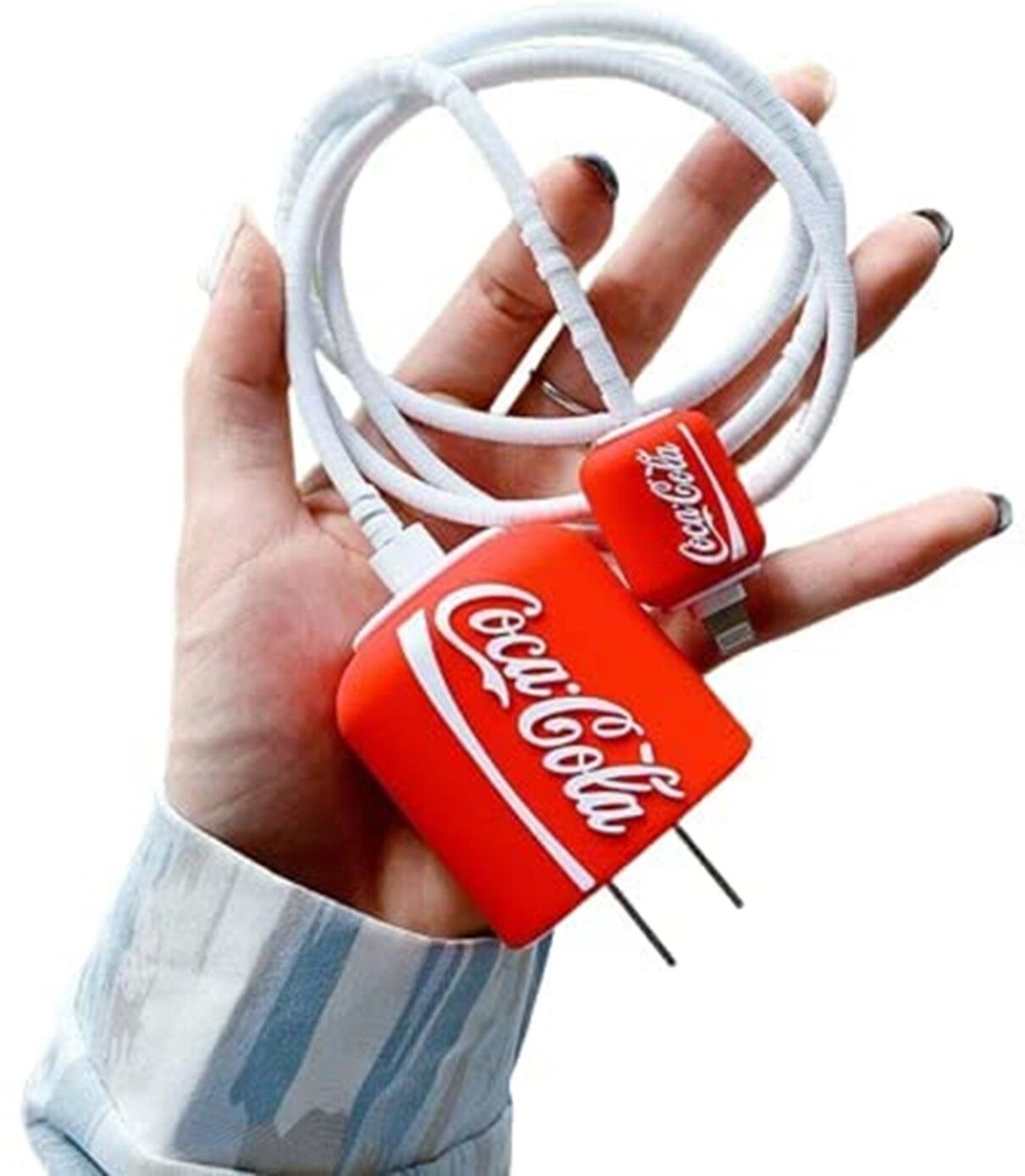 TECHWIND Silicone Press Stud Headphone Case For Compatible With Apple 18/20W Adapter-image-38