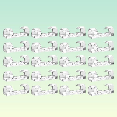 Queoris Storng cable protector White Capclip 75 Cable Protector-picture-24