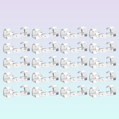 Oxyvona Storng cable protector White Capclip 209 Cable Protector-picture-42