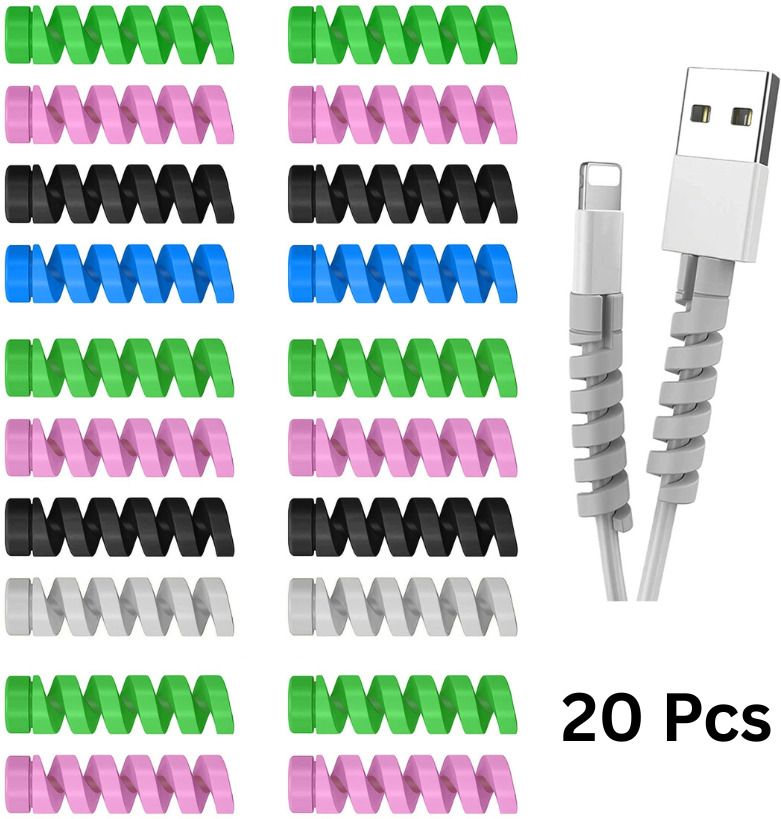 Mobinix Spiral Twist Cable Protector for Mobile Charger | Cable Protector-image-47