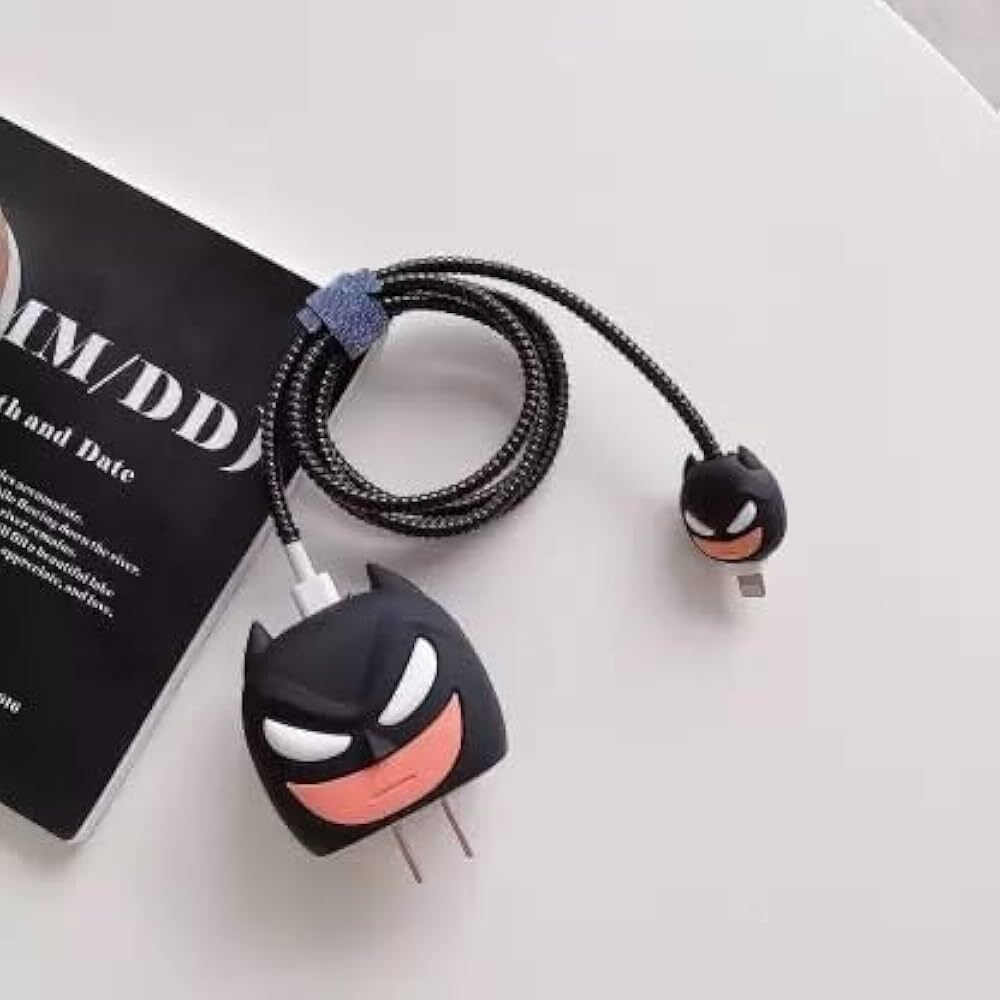 SE GLOBAL cute batman 18/20 watt i Phone charger cover 3D cartoon Cable Protector-picture-15