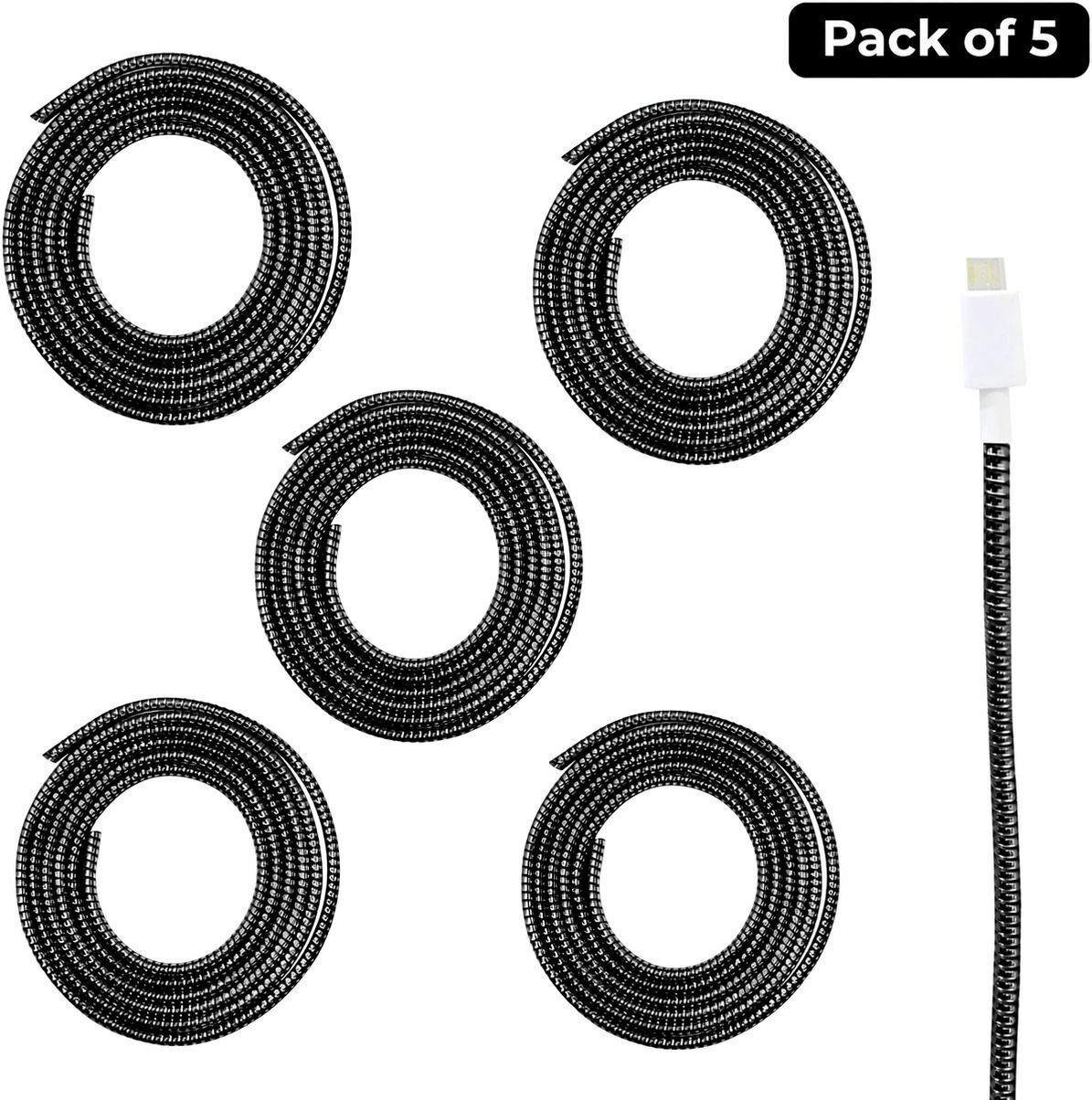 Hanumano 5 Cable Protector Black Cable Protector-image-20