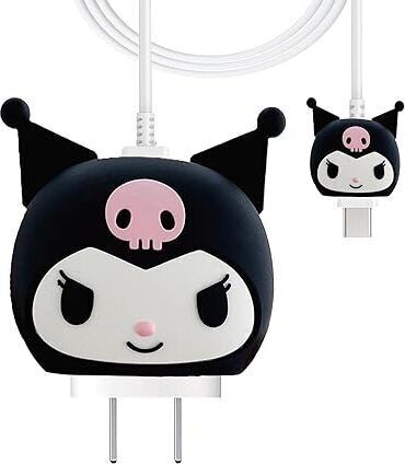 YSTIFYRA Charger Cover for Samsung 25W Type C Adapter 360 Full Protection Cute Karomi Cable Protector-image-37
