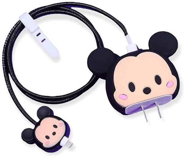 Ruru Cartoon Character Charger Case Cover for iPhone 18-20W 360 Degree Cable Protector-image-45