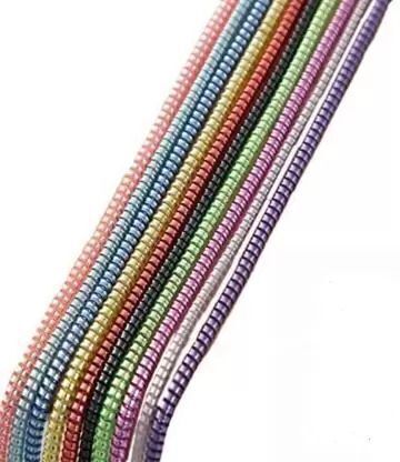 Hanumano Spiral Triple Color [ 2 Pcs] 1 Meter Protector // Saver for Cables & Earphones Cable Protector-picture-11
