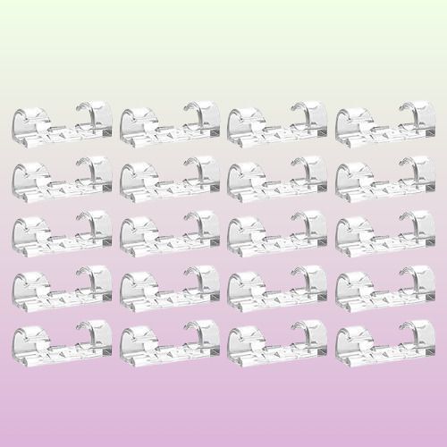 Belvon Storng cable protector White Capclip 148 Cable Protector-image-42