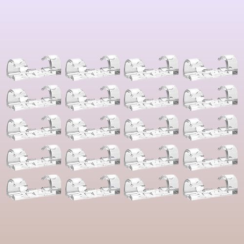 FyLORa Storng cable protector White Capclip 102 Cable Protector-picture-17