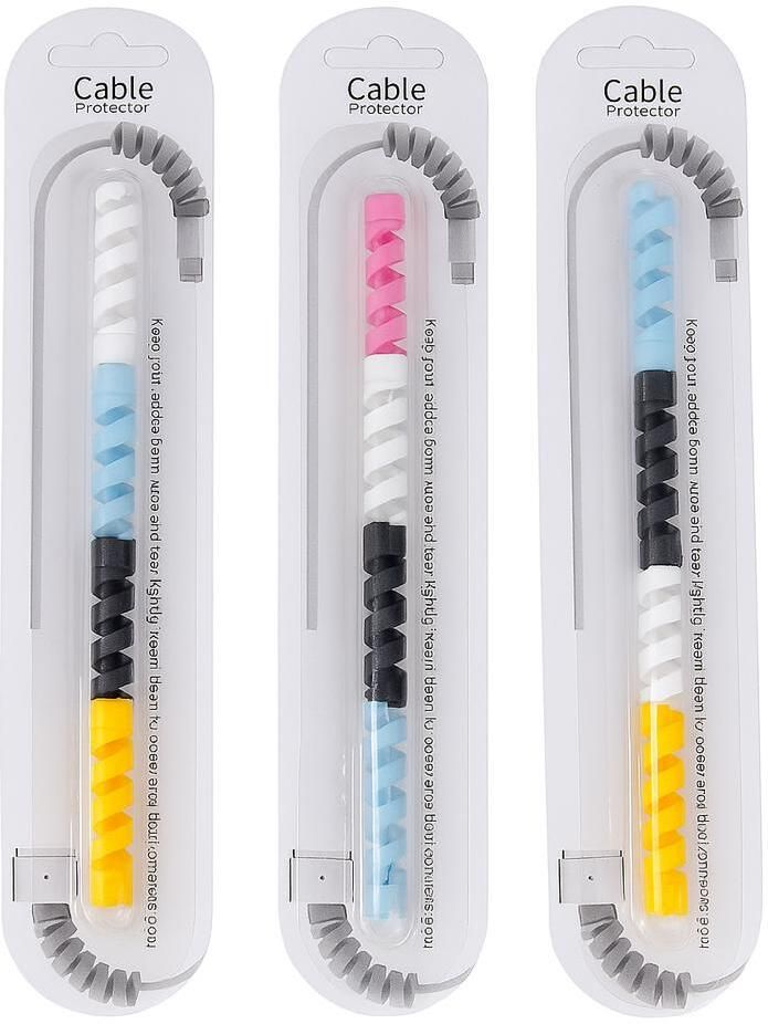 Alizefit Mobile Charging & Earphones Wire Cable Protector 12 Pieces Multicolor Cable Protector