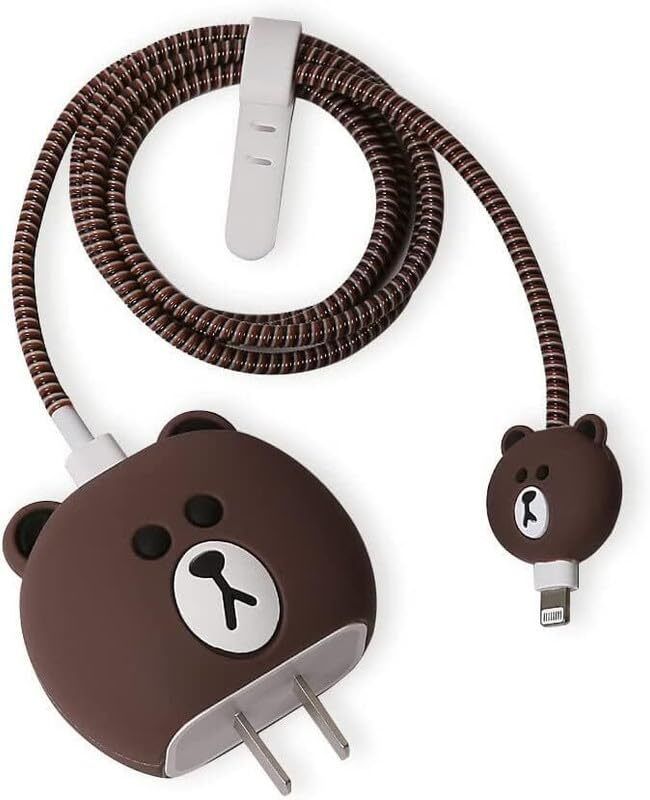 TECHNUV APPLE iPHONE 18W/20W Charger/Adaptor/Dock Protection Cover with Cable Protector Cable Protector-image-42