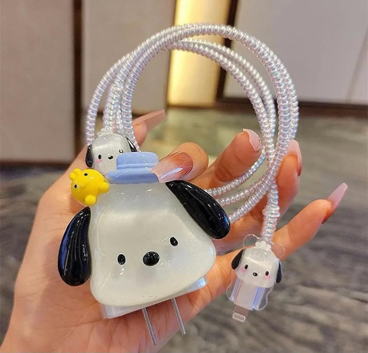 SwapME 20W Puppy Design Charger Case for iPhone 18W 20W iPhone 17/16/15/14/ Pro Max Cable Protector-image-44