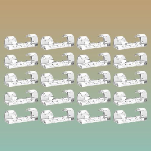 Xiblay Storng cable protector White Capclip 107 Cable Protector-picture-20