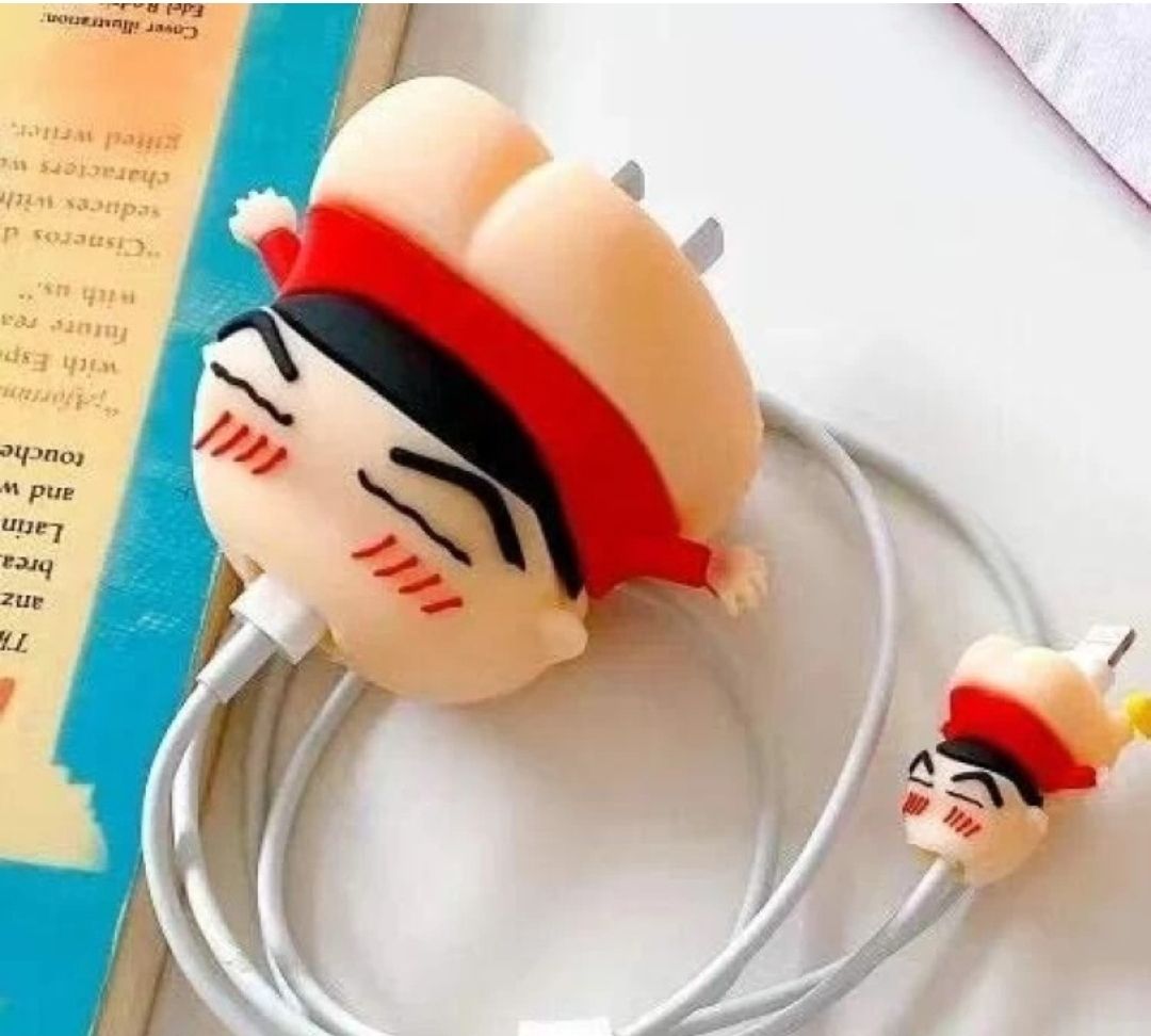 ABC iPhone Charger Case Cover 18-20W Adapter Silicon Charger Cover (Shin Chain) Cable Protector-picture-20