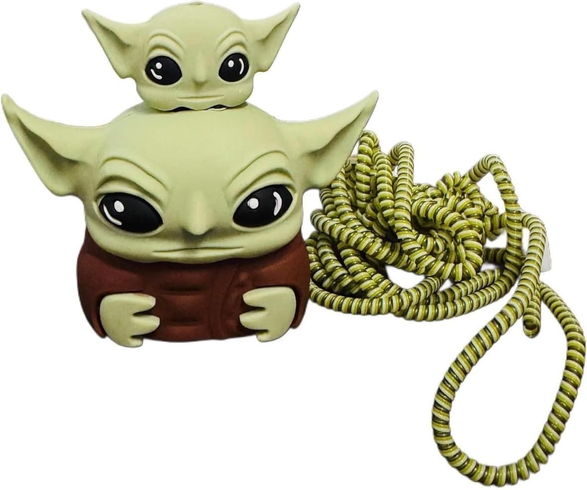 Pixelkart Charger Cover for iPhone 18W-20W, 3D Cute Cartoon Iphone Charger Protector Cable Protector-image-19