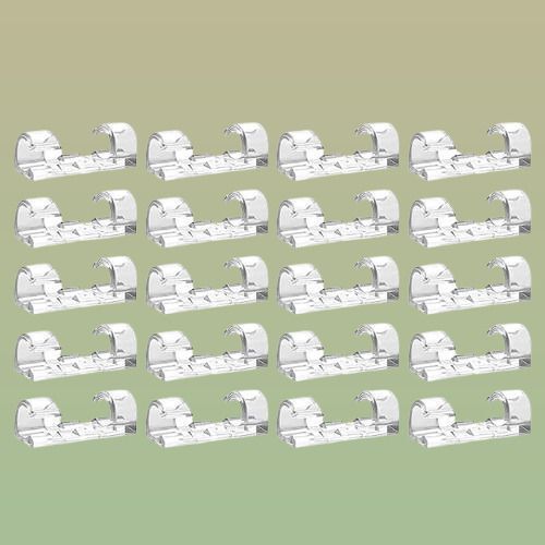 Dymora Storng cable protector White Capclip 122 Cable Protector-picture-20