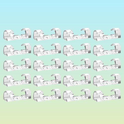 YUVORA Storng cable protector White Capclip 133 Cable Protector-picture-42