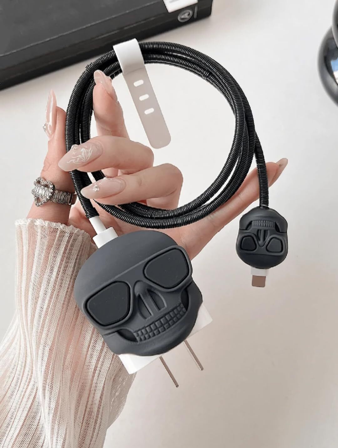 Jape Charger Case Cover with Cable Protector Compatible for iPhone Charger 18W/20W Cable Protector-picture-21