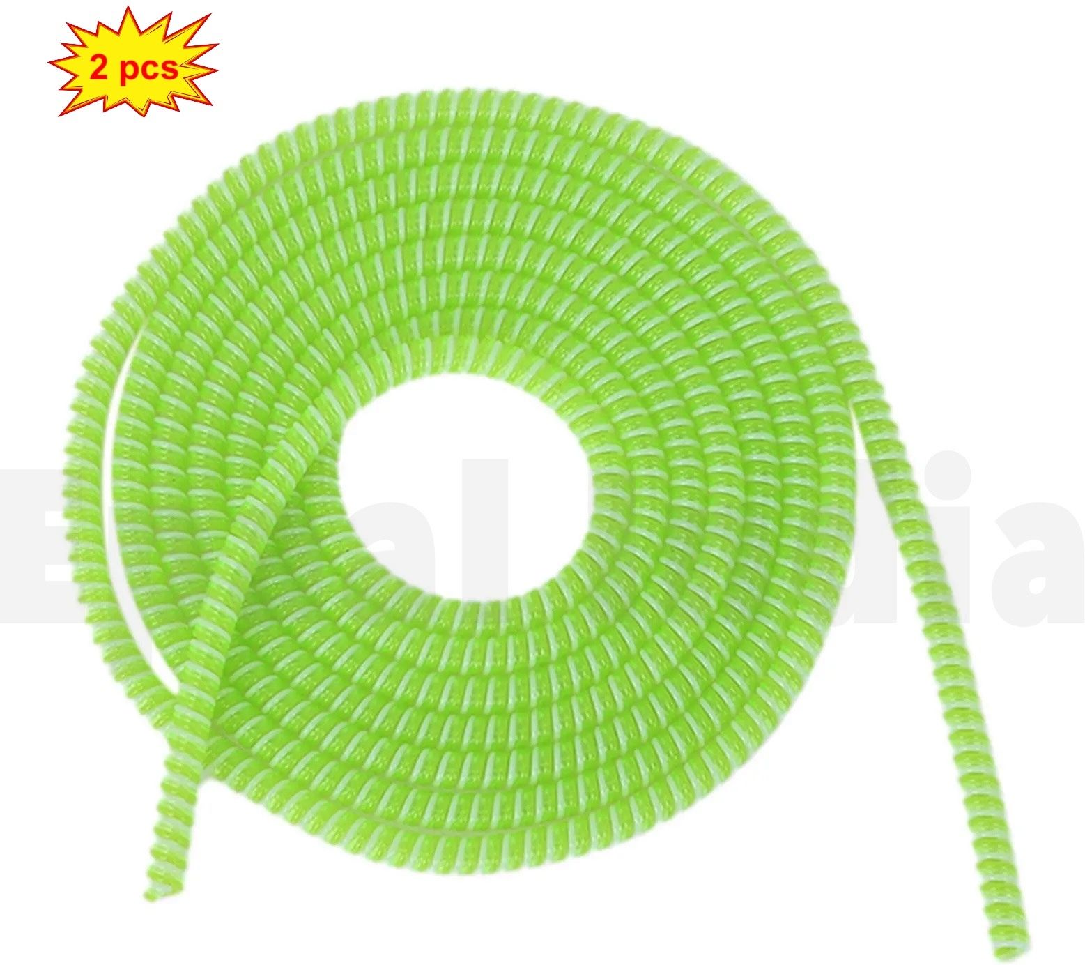 Epaal (2 Pcs) Spiral Triple Color 1.4 Meter Full Size USB Type C / Lightening Charger Cable Protector-picture-14