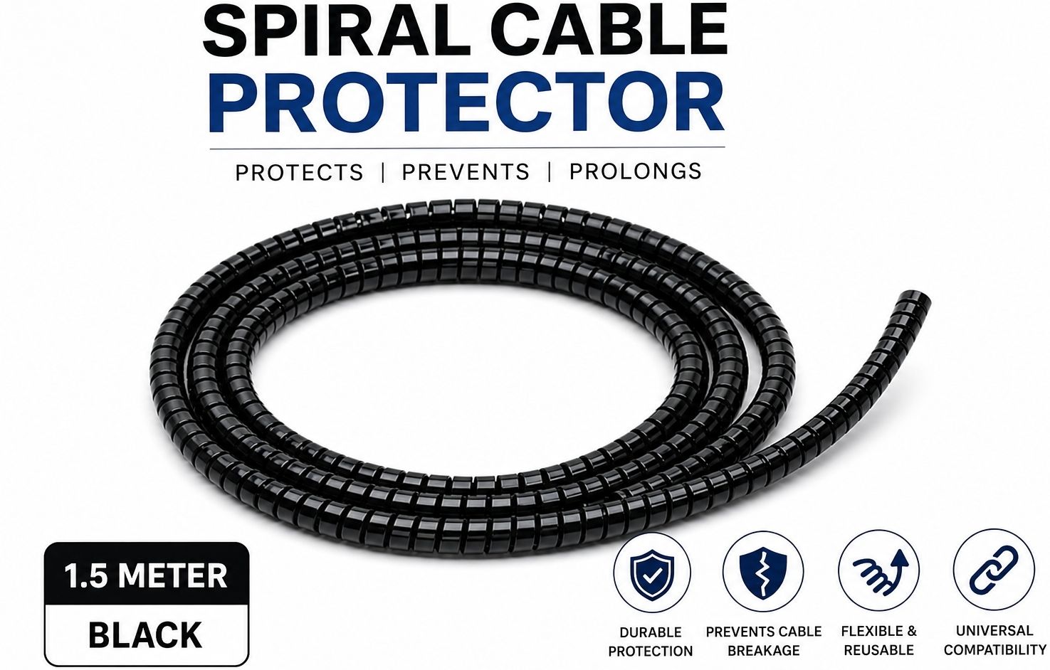 styleglow SCP-150-BLK Cable Protector-picture-10