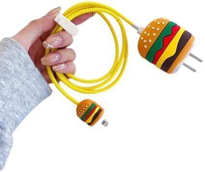 AIFEI Compatible for iPhone Charger COVER BURGER for 18-20W Full ProtectionCASE Cable Protector-picture-26