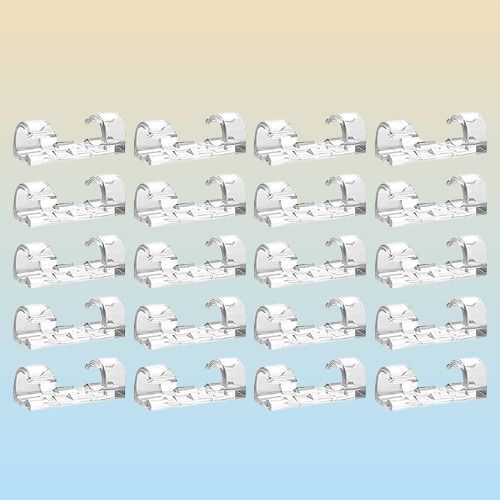 Ultvix Storng cable protector White Capclip 11 Cable Protector-picture-21