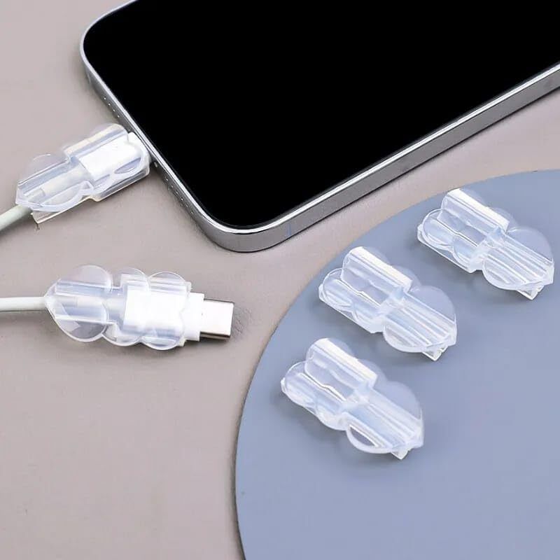 GARBIFY 6 Pcs Silicon Mobile ,Computer Charging Cord USB Data Cable Protector-image-32