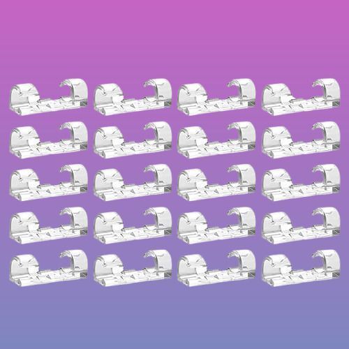 Myrlora Storng cable protector White Capclip 139 Cable Protector-image-46